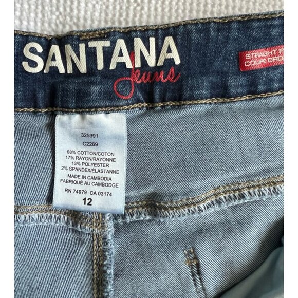 Size 12 Ladies Blue Jean Capris - Picture 5 of 5